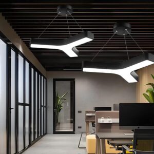 Nordic Chandelier Light… WATTAGE: LED 48W… SIZE: D600MM… MODEL NO: SYZM-05… MATERIAL: IRON ART… BODY COLOR: BLACK ...COLOR TONE: DAYLIGHT WHITE (SINGLE COLOR)