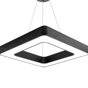 Nordic Chandelier Light… WATTAGE: LED 60W… SIZE: D600MM… MODEL NO: SYZM-04… MATERIAL: IRON ART… BODY COLOR: BLACK ...COLOR TONE: DAYLIGHT WHITE (SINGLE COLOR)